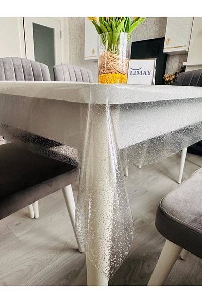 LİMAY Fata de masa transparenta sclipici Pvc clasa I