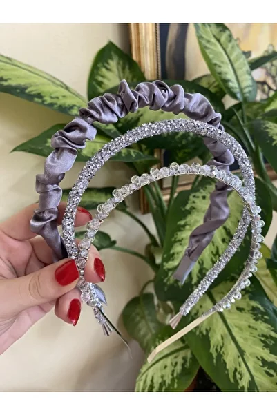 CSR AKSESUAR Gathered, Glittering, Pearl Crown Set