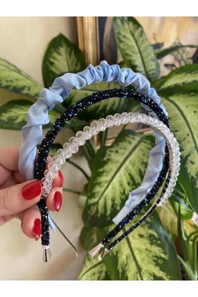 CSR AKSESUAR Gathered, Glittering, Pearl Crown Set