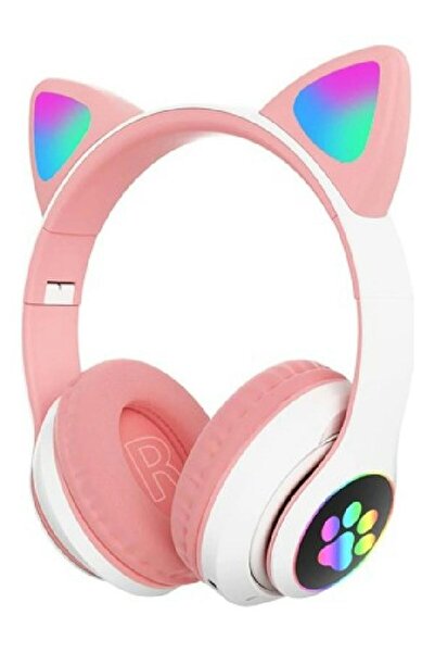 HappyCase Cat Ear Rgb Wi?reless Kulaklik ba-kedilikulaklık