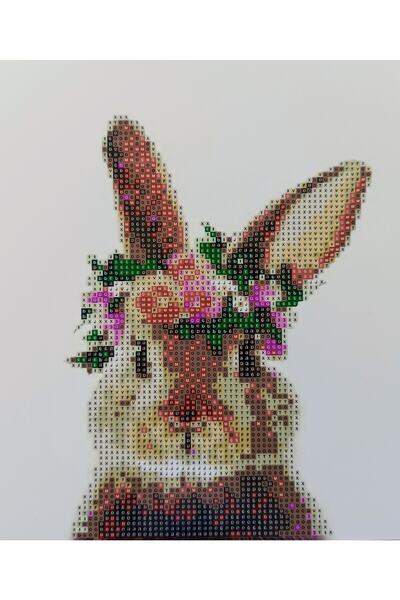 MENTAŞ BONCUKLU TAŞLI MOZAİK ELMAS BOYAMA GOBLEN TABLO RESİM PUZZLE DIAMOND PAINTING 21X25 ÇOCUKLAR İÇİN