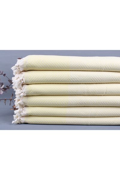 Kayra Export غطاء قطني أصفر بيكيه 200x230 سم غطاء قطني غطاء ديكور