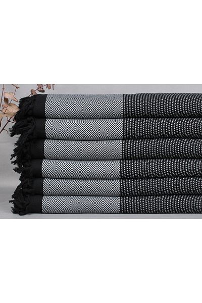Kayra Export مفرش سرير قطن بيكيه رمادي 200x250 سم مفرش ديكور