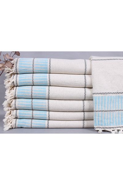 Kayra Export Pique Turquoise 230x260 Cm Cotton Pique Large Size Cover Decorative Cover