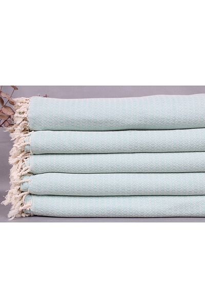 Kayra Export غطاء أريكة نعناعي، هدايا وصيفة العروس، بطانية قطنية مقاس 200 × 240 سم، هدية طفل رضيع،