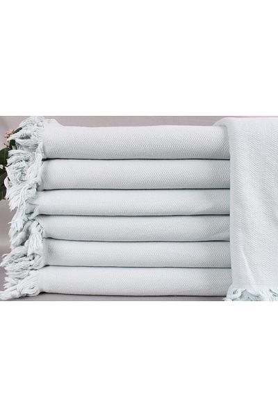Kayra Export Pike Mint 175x220 Cm Cotton Thin Pique Blanket