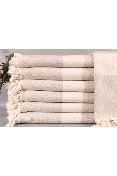 Kayra Export بيكيه بيج 200x230 سم غطاء قطن بيكيه مفرش سرير مزدوج