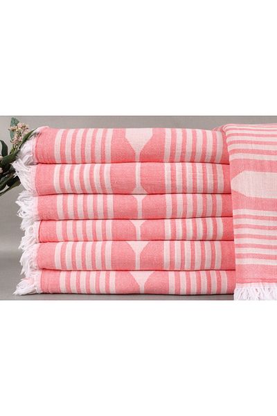 Kayra Export Pink Bridesmaid Gifts, Special Design Blanket, 150x210 cm Cotton Blanket, Gift for Her,