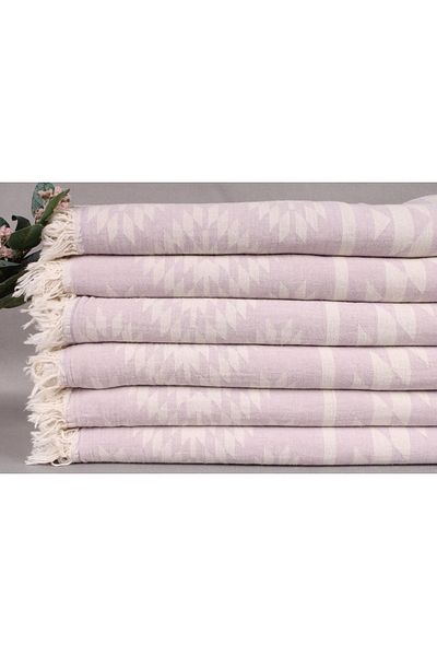Kayra Export Pique Lilac 140x210 Cm Cotton Pique Thin Blanket