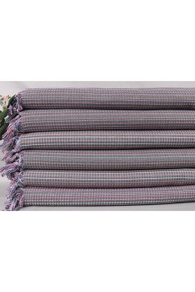 Kayra Export بيكيه كاكي أخضر 220x230 سم غطاء ديكور مزدوج من القطن بيكيه سميك متوسط