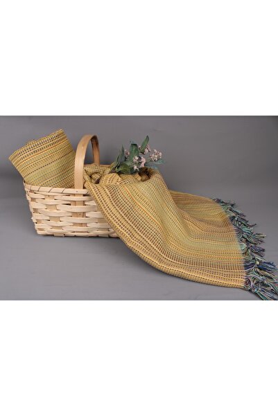 Kayra Export Pique Mustard 200X240 cm Cotton Pique Wide Cover Decorative Bedspread