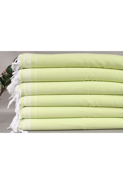 Kayra Export Peanut Green Pique, Design Blanket, 140x230 cm Cotton Blanket, Bachelorette Party Favorite,