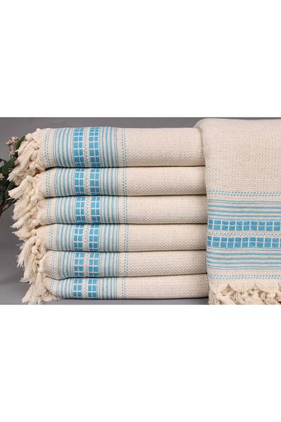 Kayra Export بيكيه 235x240 سم قطن بيكيه غطاء متعدد الأغراض مفرش سرير متوسط سميك