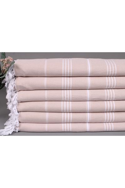 Kayra Export Pike Beige Pike160x220 Cm Cotton Pike Thin Blanket