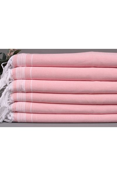 Kayra Export Pique Light Pink 140x230 Cm Multi-Purpose Blanket Cotton Thin Pique