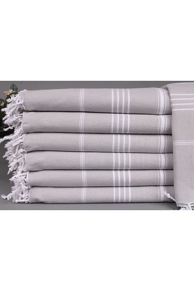 Kayra Export Pique Light Gray 160x220 Cm Cotton Pique Thin Blanket