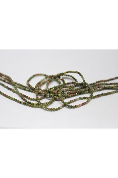 Yasamtohumu حجر أوناكيت نصف صفيف 2 مم (طوله 17 سم)