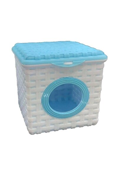 abnturk Hasır Raddan Örgü Stili Çamaşır Makinası Model Dekoratif Saklama Kabı...