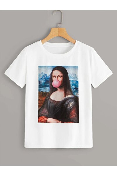 Jose Clothing Tricou imprimat cu mânecă scurtă, unisex, cu croiala supradimensionată