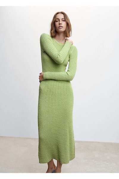 MANGO Woman Elastic Midi Dress