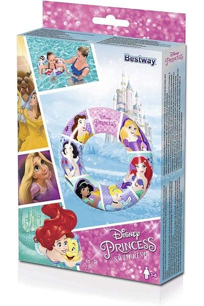BESTWAY DISNEY PRINCESS SWIM RING- DISNEY PRINCESSES PATTERNED BAG