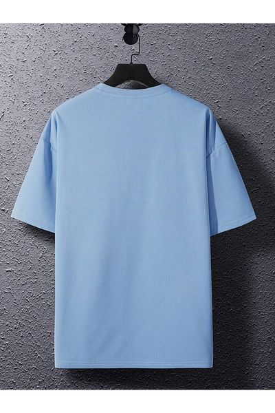 YUVEST BlackRock Unisex Oversize Statue of Liberty 100% Cotton Printed T-Shirt