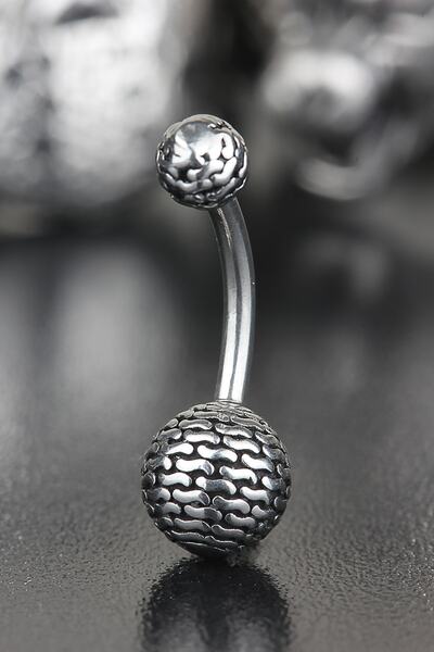 Valhalla Yeni Sezon 316L Cerrahi Çelik Antik Gotik Göbek Piercing