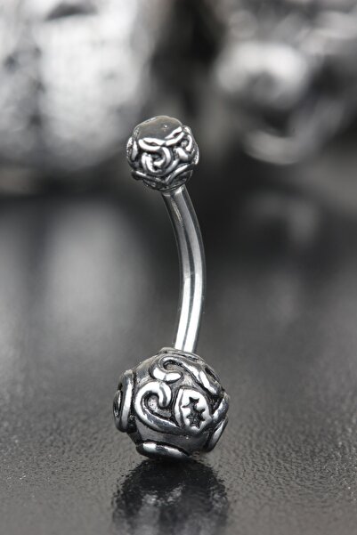 Valhalla Yeni Sezon 316L Cerrahi Çelik Antik Gotik Göbek Piercing
