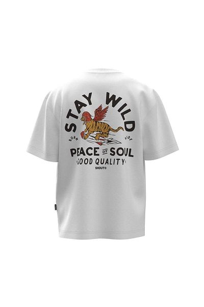 Shout Υπερμεγέθη Shout Stay Wild Unisex T-Shirt