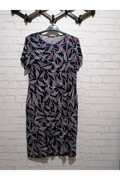 anne moda ankara DAR KALIP, diz altı, Yan 2 cepli,%95 viskon, yuvarlak yaka, ...