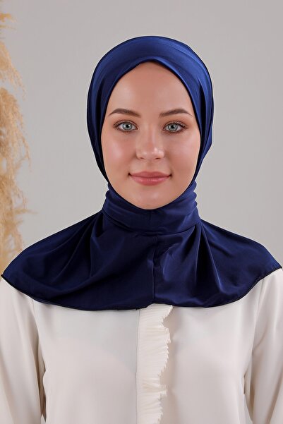 Melodi Scarf Women's Hijab Practical Snap Fastener Sandy Scarf Ready-made Sha...