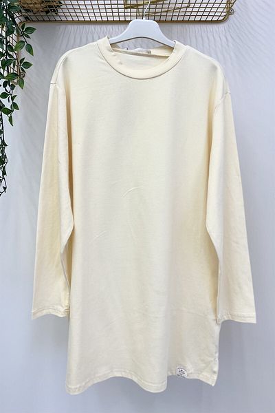Puane Soul 30726 Beige Long Sleeve Underwear Tunic