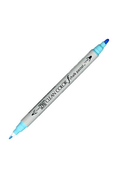 Zig Clean Color F Chalk Pastel Tcs-6500 030 Blue Double Sided Pencil
