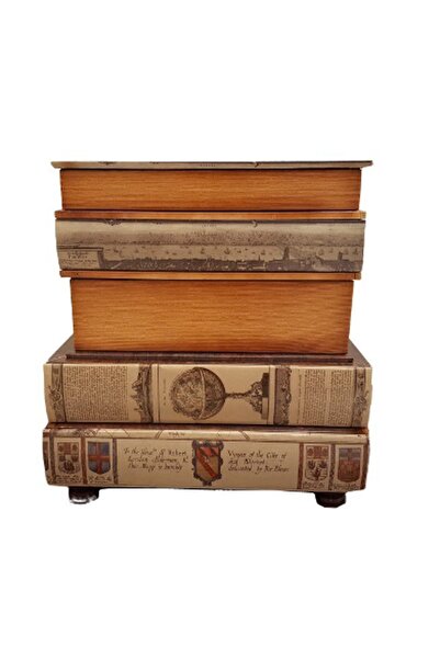 Misiny -kitap Şeklinde 5 Çekmeceli Komidin