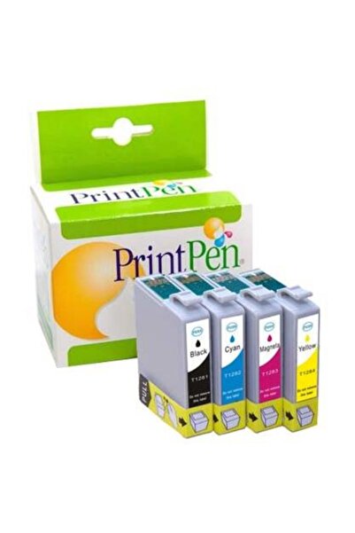 Sanzio EPSON T1281 T1282 T1283 T1284 Muadil Kartuş Seti