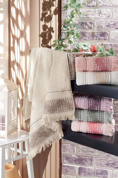 Şıkel Purry Cotton 50x90cm Πετσέτες Χεριών και Προσώπου Σετ 6 τεμαχίων