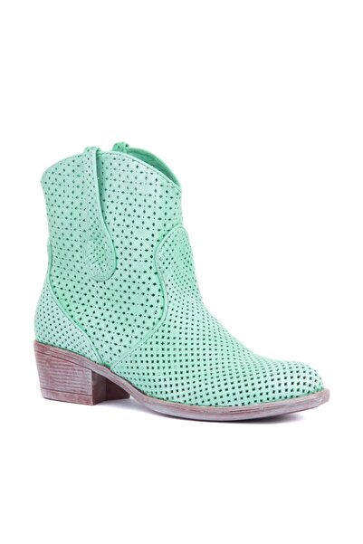 SailLakers - Γνήσιο δέρμα Water Green Γυναικείες Μπότες 105-2596-VENUS