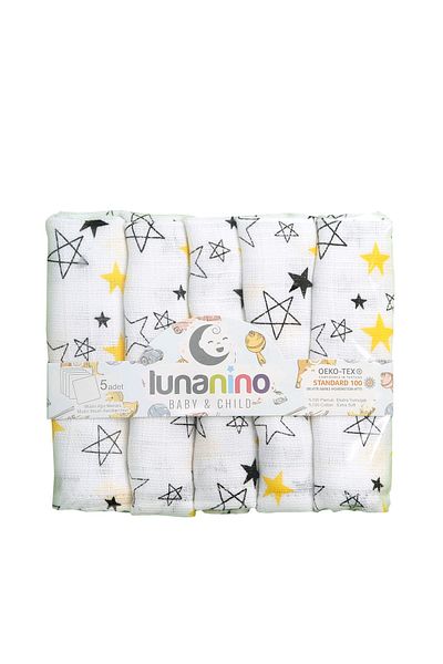 Lunanino Muslin Baby Mouth Diaper 5 Stars