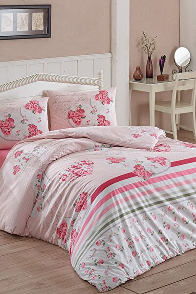 Kristal Ranforce Genç Nevresim Takımı Lovely Fuşya