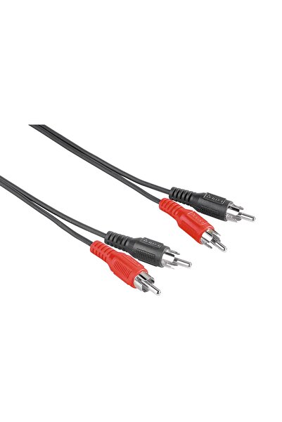 Hama 205086 2RCA - 2RCA Siyah 2.5m Ses Kablosu