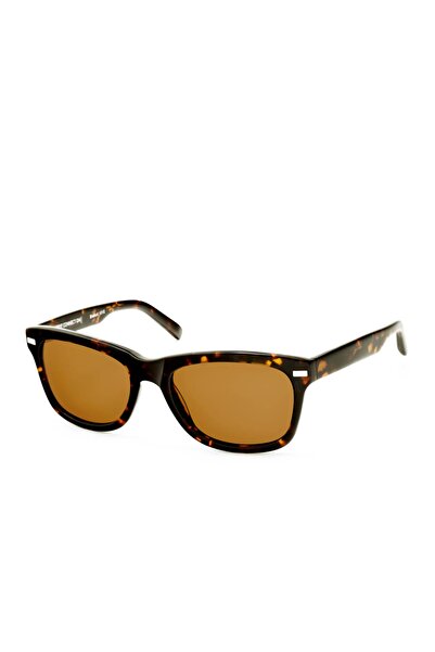 Eye Connection Mocha Karetta Dikdörtgen Elwood Unisex Güneş Gözlüğü EL-101C-EYE