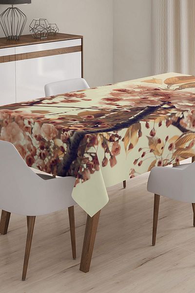 Realhomes Față de masă imprimată digital 3D cu design personalizat - 120 x 140 cm