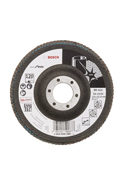 Bosch 115 Mm 120 K Best For Inox Flap Disk