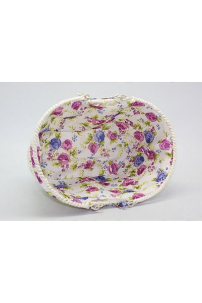 Ün-Ev Wicker Luxury Knitted Bread Basket - Oval 25X17X12.5