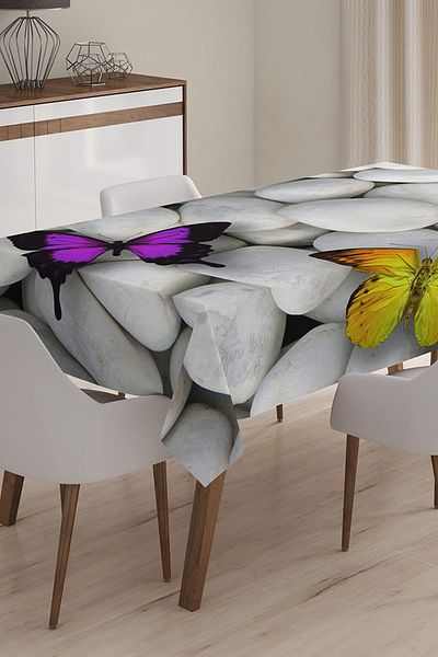 Realhomes Față de masă imprimată digital 3D cu design personalizat - 120 x 140 cm