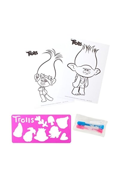 Disney Trolls Geometrik Çizim Seti /