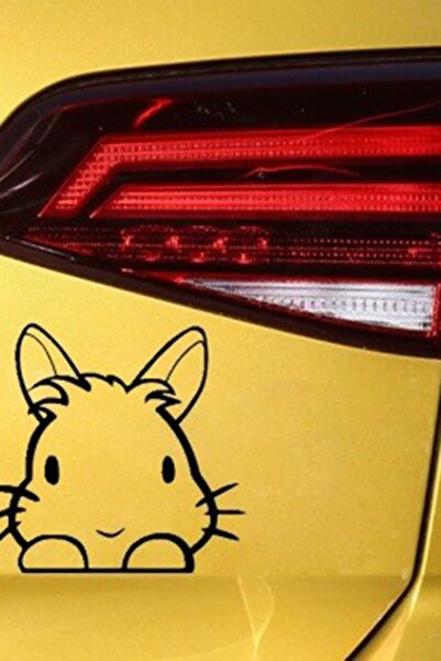 TSC ملصق سيارة لطيف على شكل أرنب مضحك