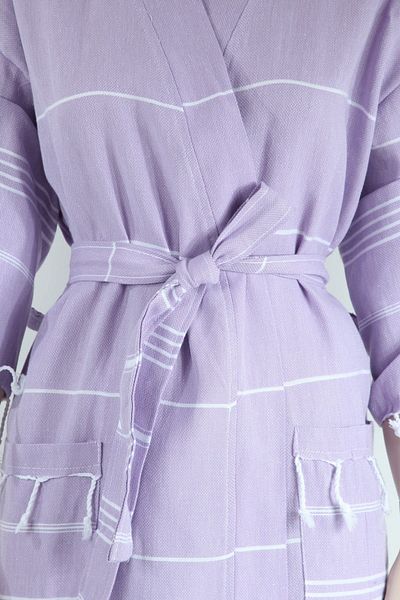 Bedinn Kimono de mireasa Peshtamal Peach Beach Liliac Gkn005