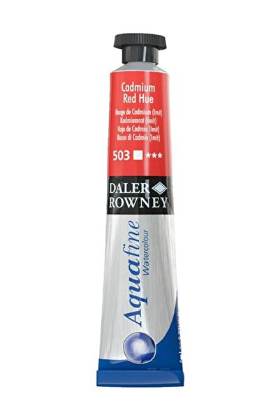 Daler Rowney Aquafine Tüp Sulu Boya 8ml 503 Cadmium Red Hue