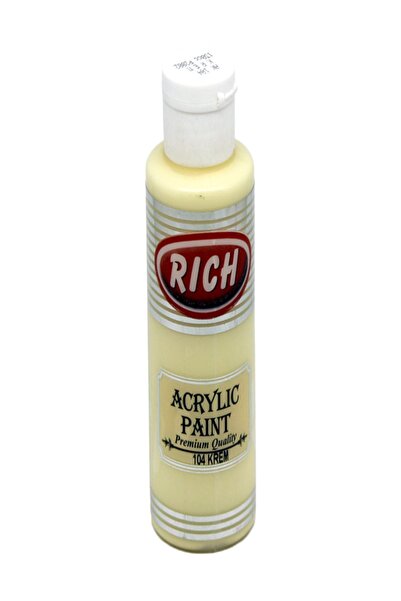 Rich Akrilik Ahşap Boya 104-Krem 130 cc